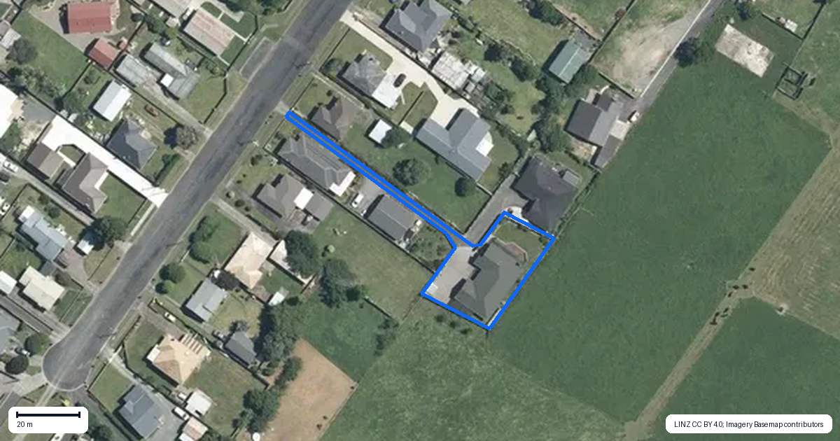 Property context map for 12B Kilbride Road, Matamata