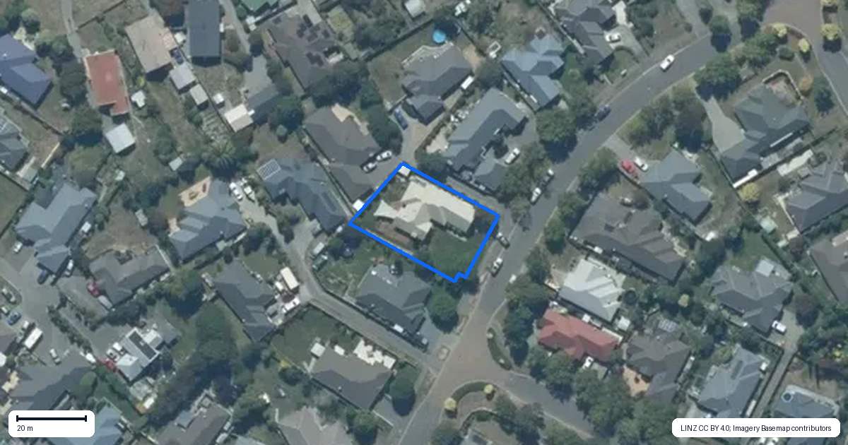 Property context map for 68 Othello Drive, Rolleston