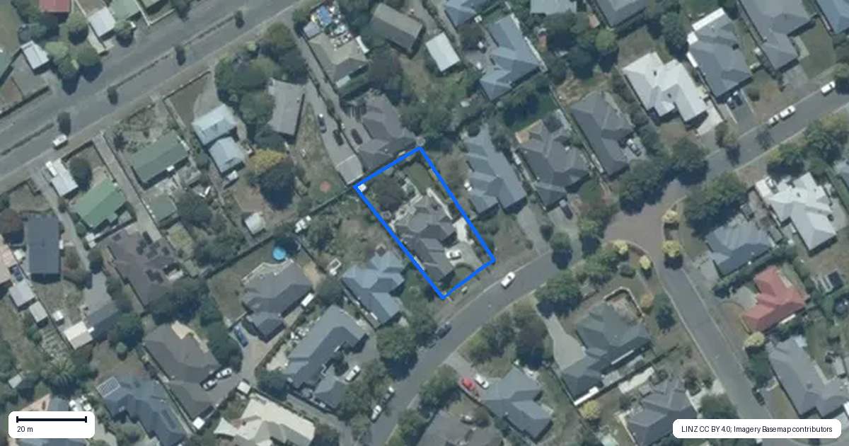 Property context map for 58 Othello Drive, Rolleston