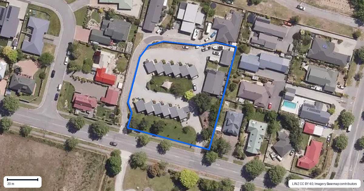 Property context map for 9 Gair Avenue, Cromwell