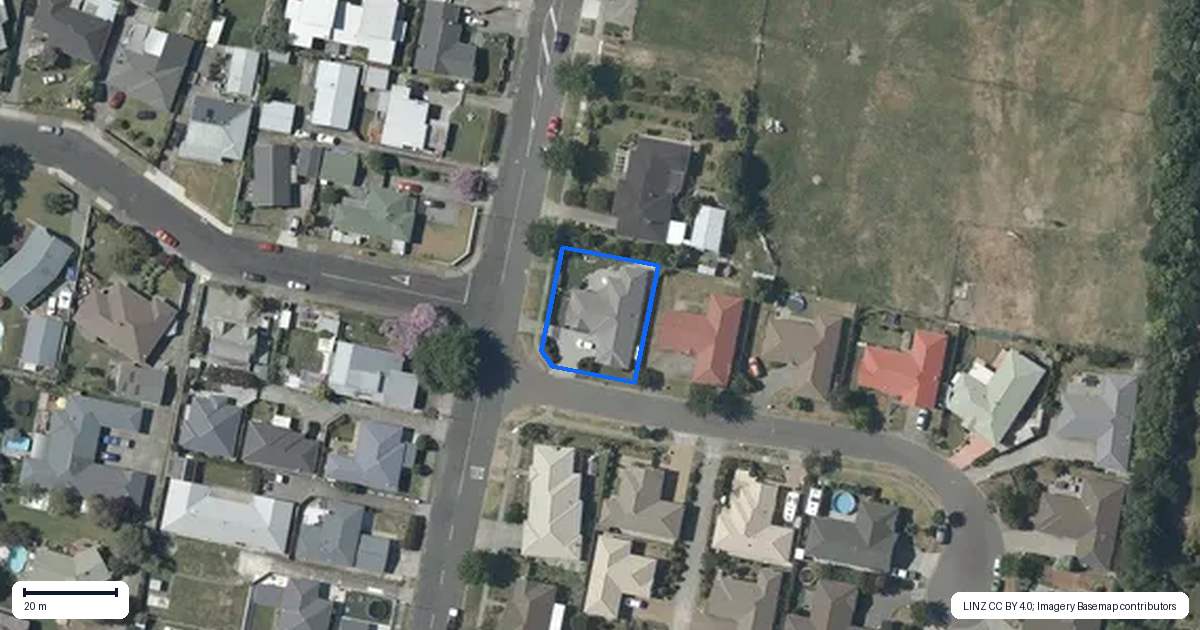 Property context map for 1 Blythfield Place, Taradale, Napier