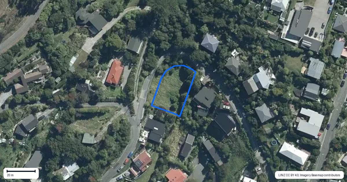 Property context map for 62 Jacksons Road, Lyttelton