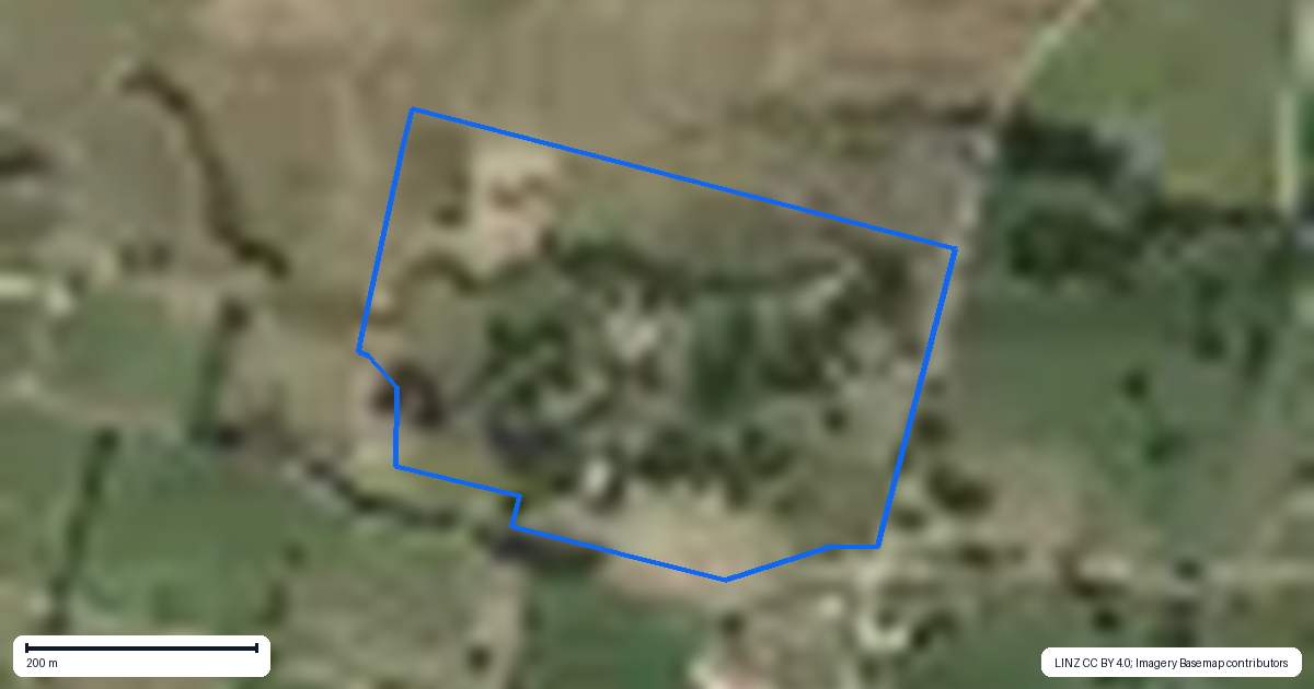 Property context map for 462 Mill Road, Ashley Clinton, Takapau