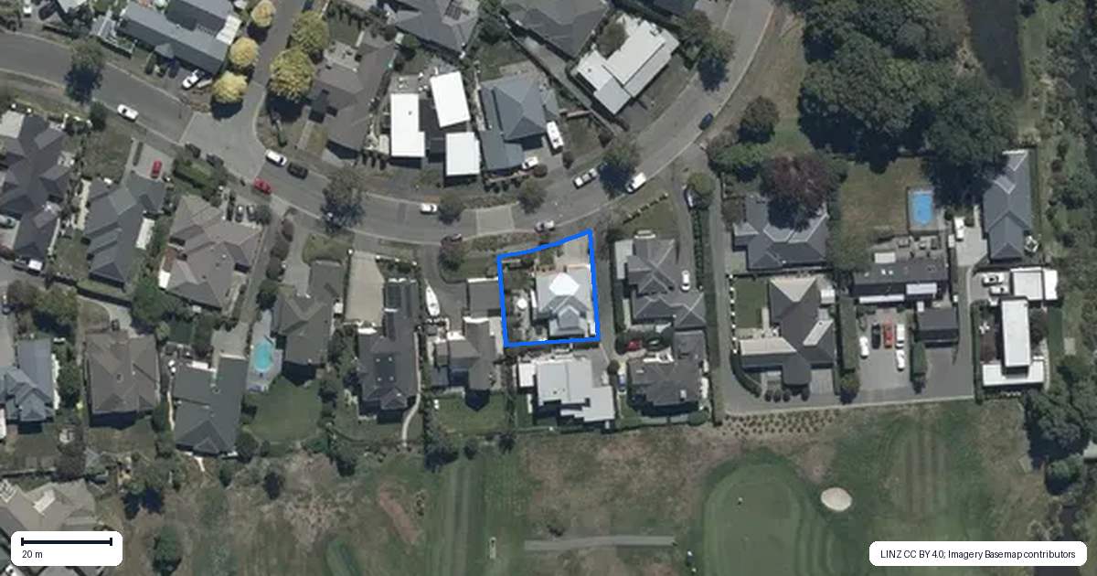 Property context map for 34 Birkdale Drive, Shirley, Christchurch