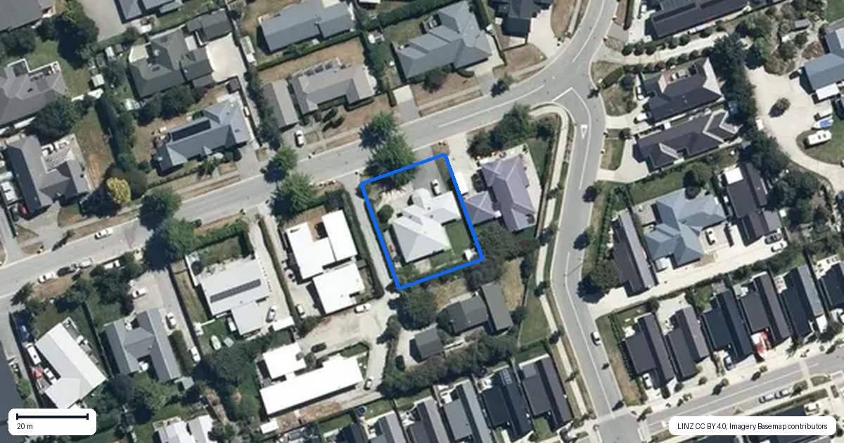 Property context map for 55 Erskine Street, Lake Hayes, Queenstown