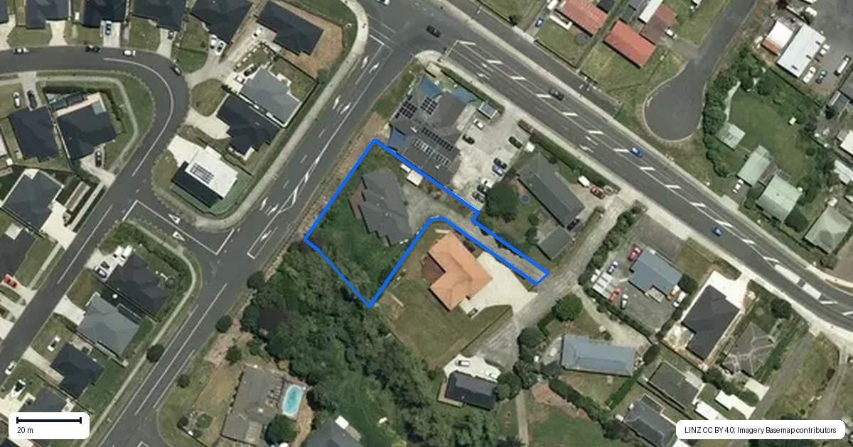 Property context map for 13D Pokeno Road, Pokeno
