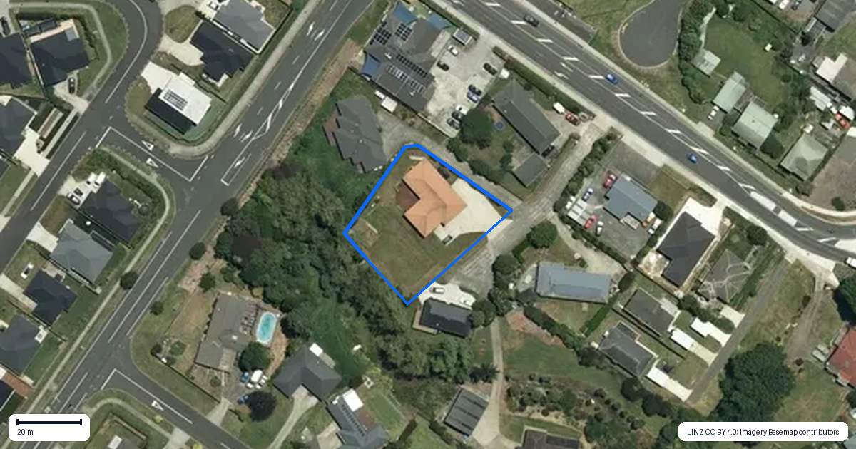 Property context map for 13C Pokeno Road, Pokeno
