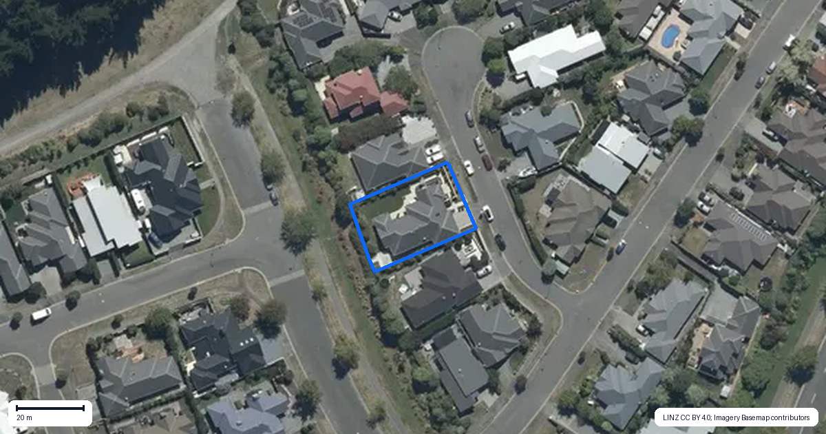 Property context map for 5 Orewa Close, Parklands, Christchurch
