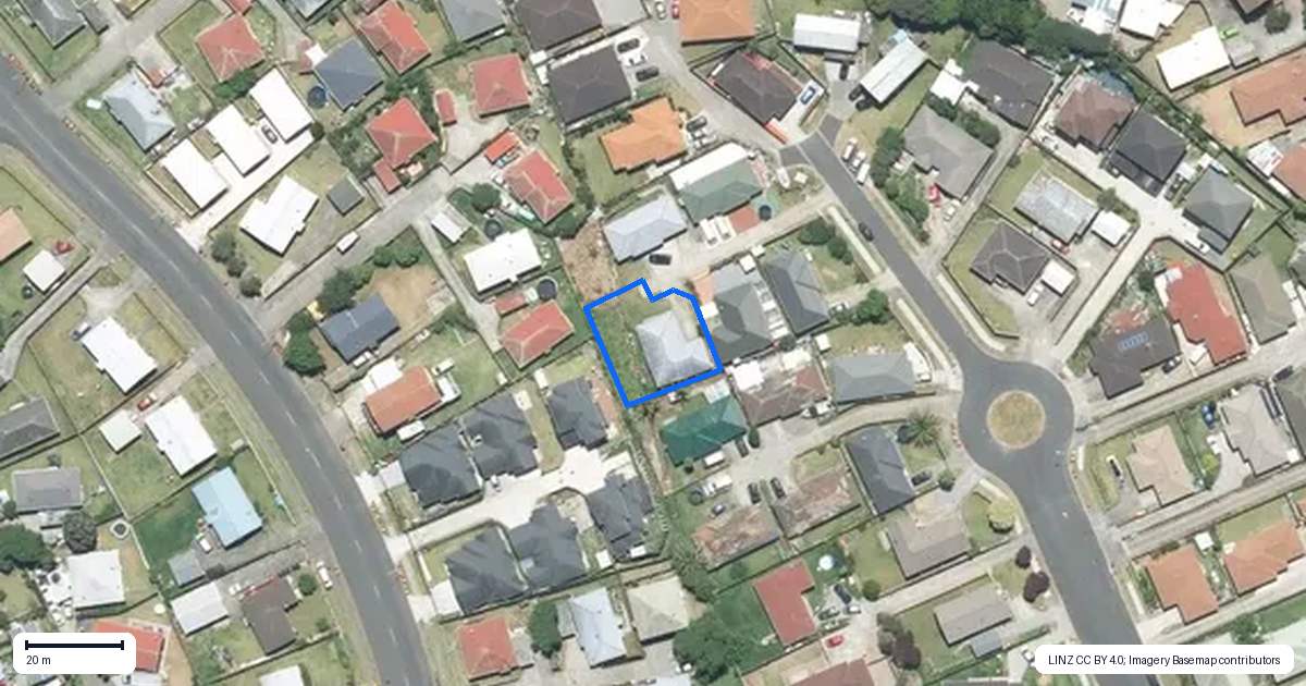 Property context map for 80 Robert Skelton Place, Clendon Park, Auckland