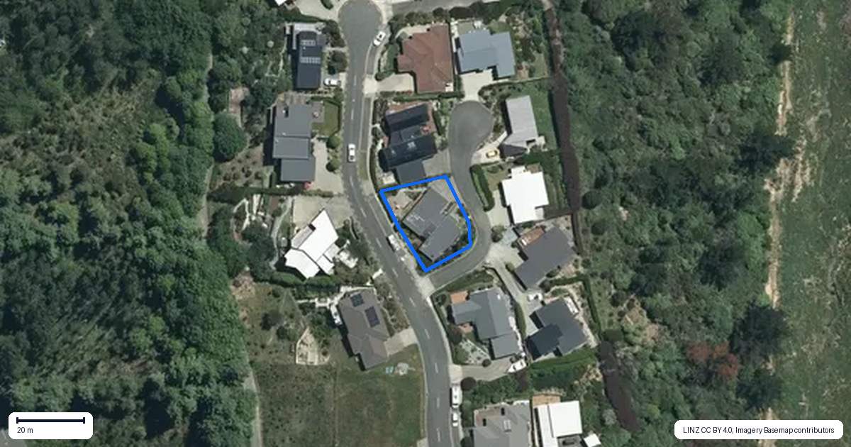 Property context map for 38 Citrus Lane, Enner Glynn, Nelson