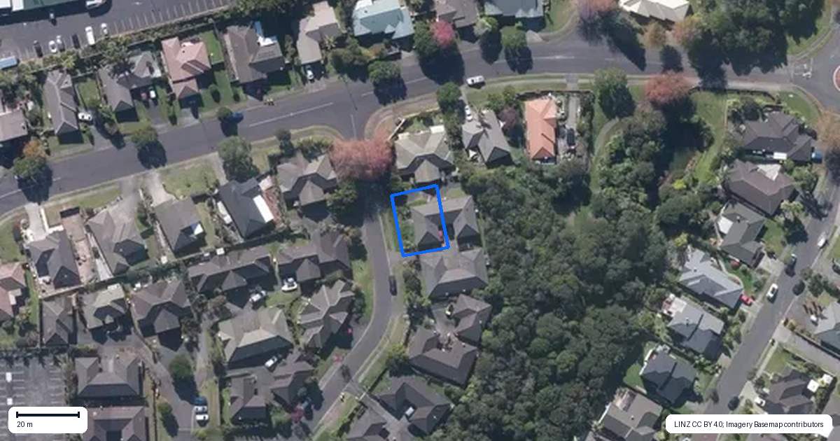 Property context map for 6 Regents Park Place, Westgate, Auckland