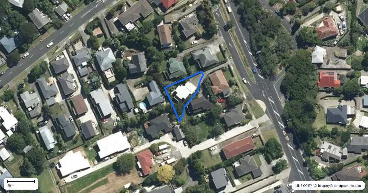 Property context map for 229B Titirangi Road, Titirangi, Auckland