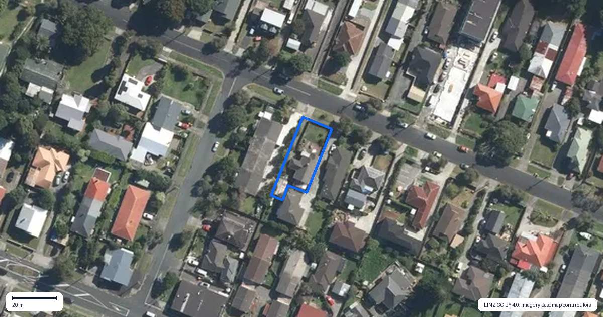 Property context map for 50 Miro Street, New Lynn, Auckland