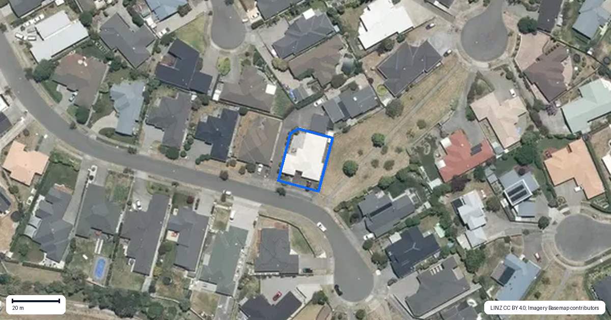 Property context map for 26 Brooklands Drive, Havelock North