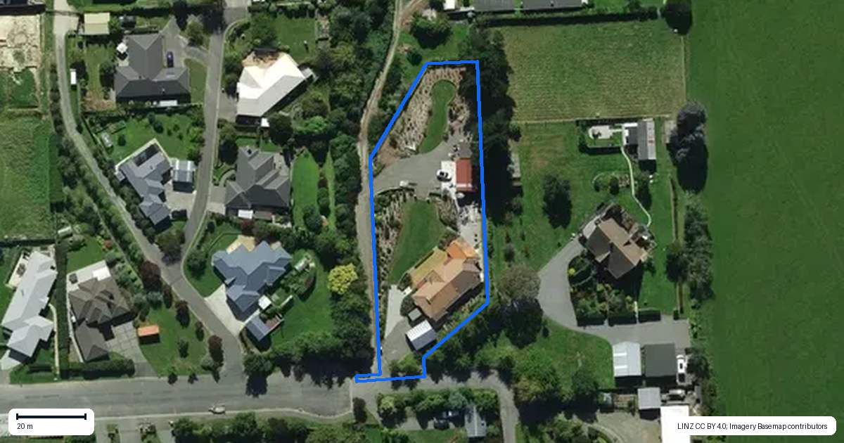 Property context map for 67 Osborne Road, Amberley