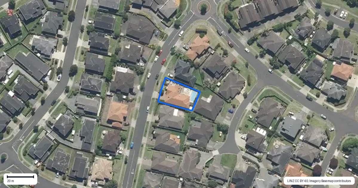 Property context map for 30 Topland Drive, Flat Bush, Auckland