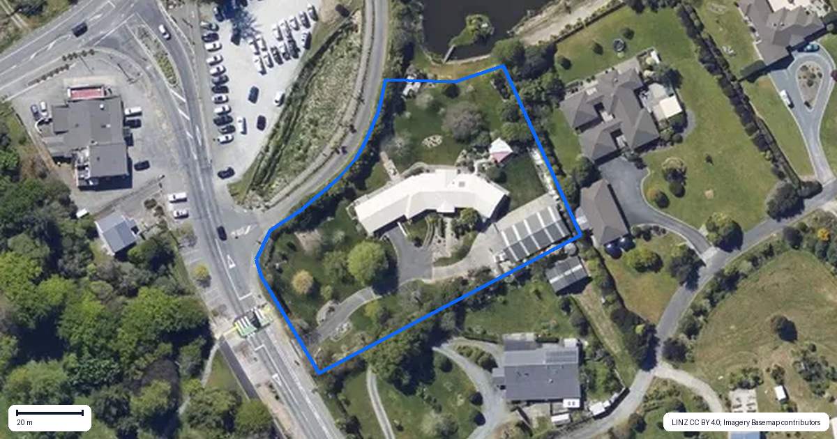 Property context map for 148 Aranui Road, Mapua