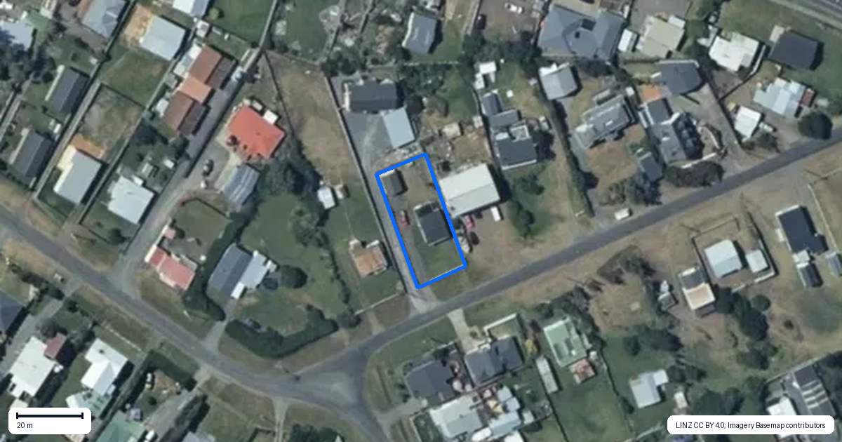 Property context map for 11 Chaffey Street, Foxton Beach, Foxton