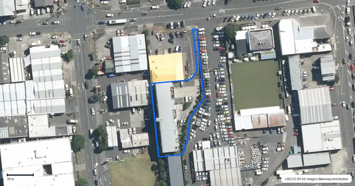 Property context map for 3B/51 Princes Street, Onehunga, Auckland