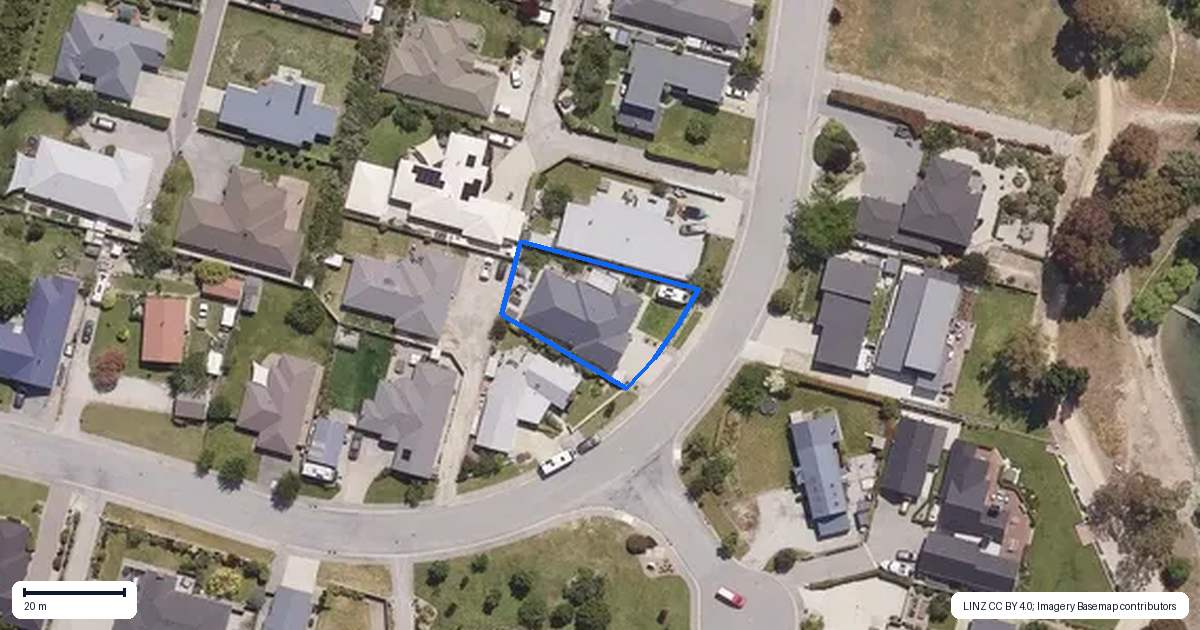 Property context map for 18 Sunhaven Cove, Cromwell