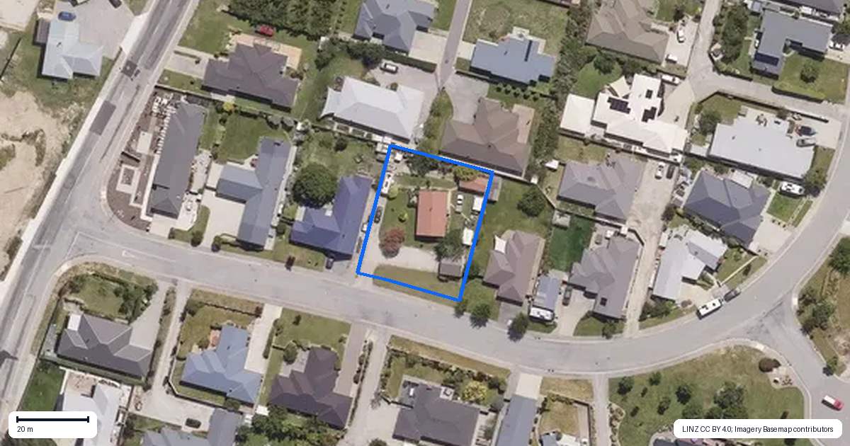Property context map for 8 Sunhaven Cove, Cromwell