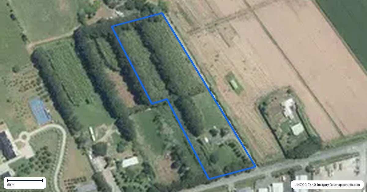 Property context map for 460 Airfield Road, Ardmore, Papakura