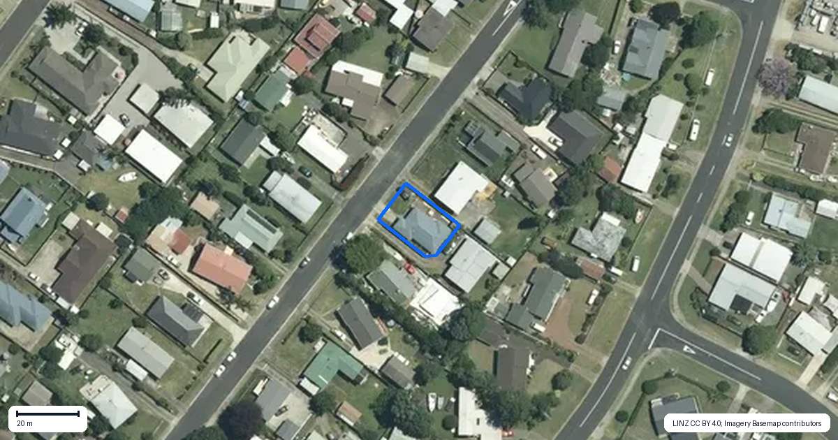 Property context map for 4A Nicholas Avenue, Whitianga