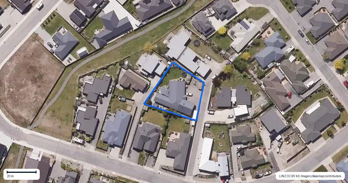 Property context map for 22 Larch Crescent, Alexandra