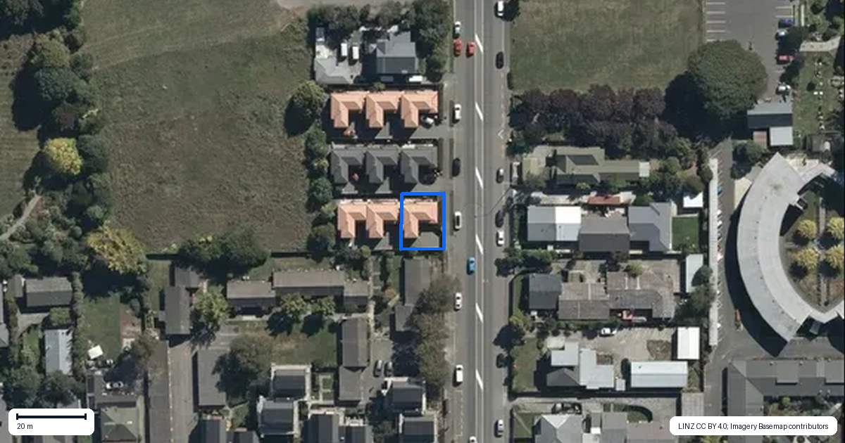 Property context map for 159 Stanmore Road, Linwood, Christchurch