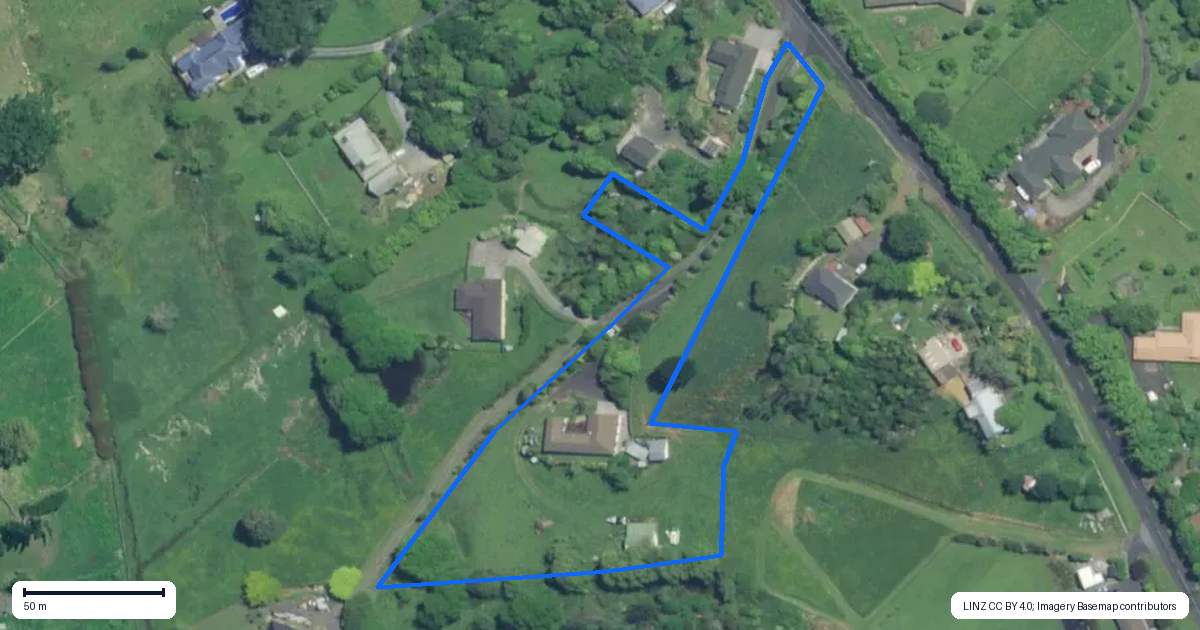 Property context map for 32A Ferguson Road, Whatawhata, Hamilton