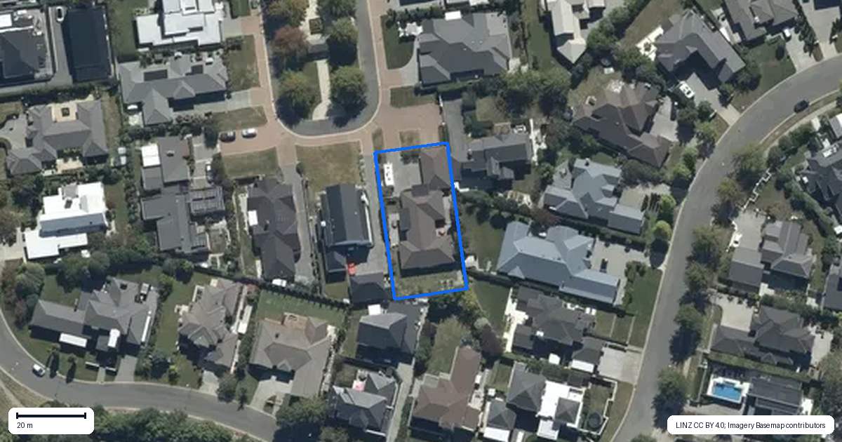 Property context map for 5 Hatton Court, Northwood, Christchurch