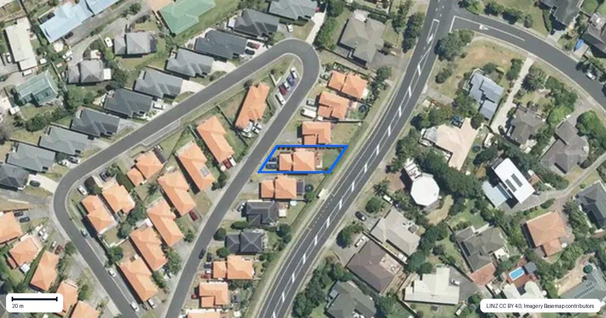 Property context map for 57 Clea View, Gulf Harbour, Whangaparaoa