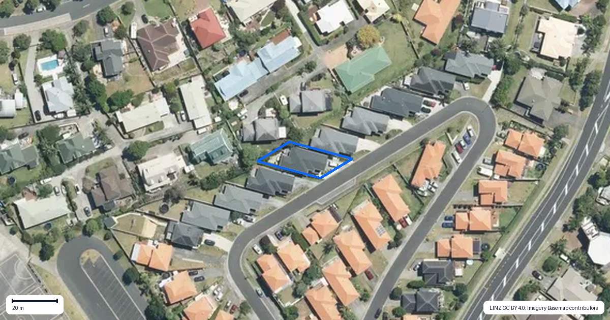 Property context map for 33 Clea View, Gulf Harbour, Whangaparaoa