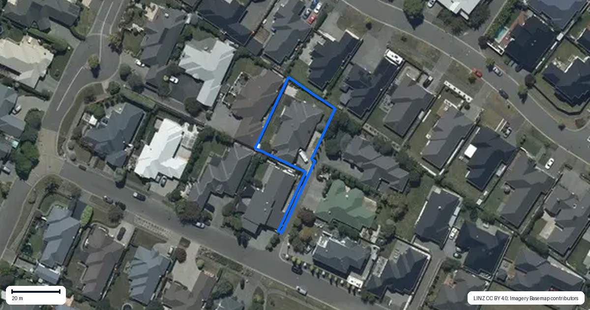 Property context map for 9 Saddleback Green, Halswell, Christchurch