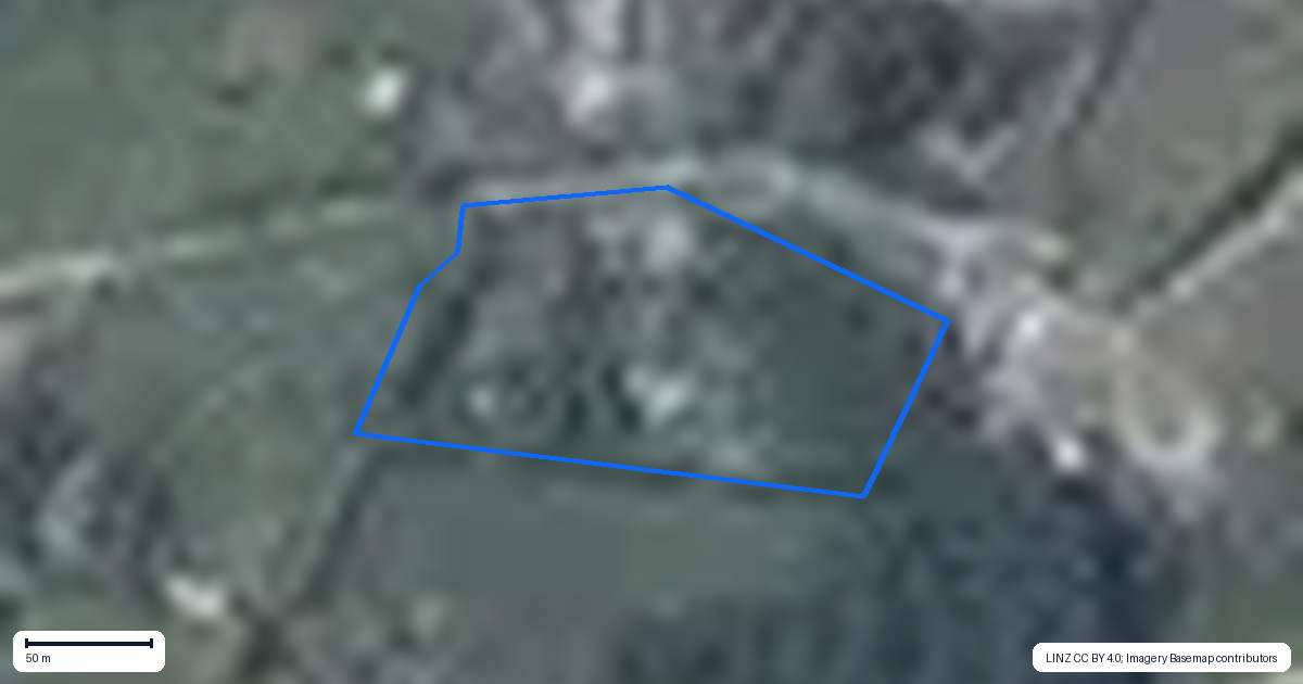 Property context map for 38 Goodall Road, Whakamarama