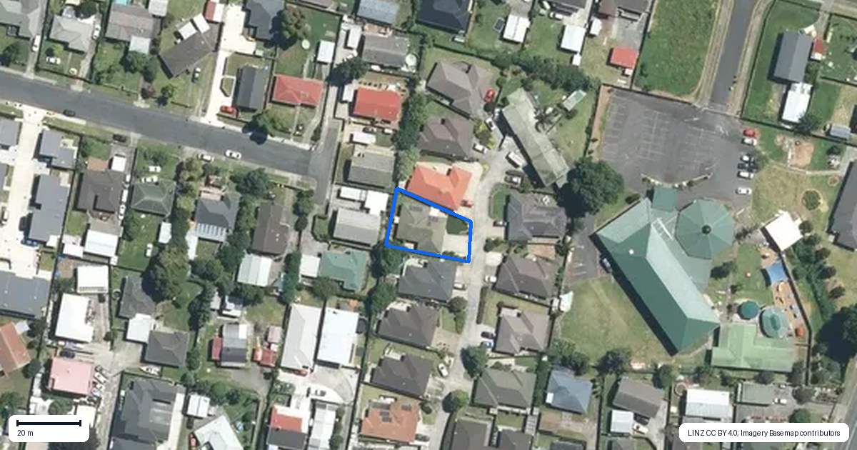 Property context map for 10 Tiel Lane, Papakura