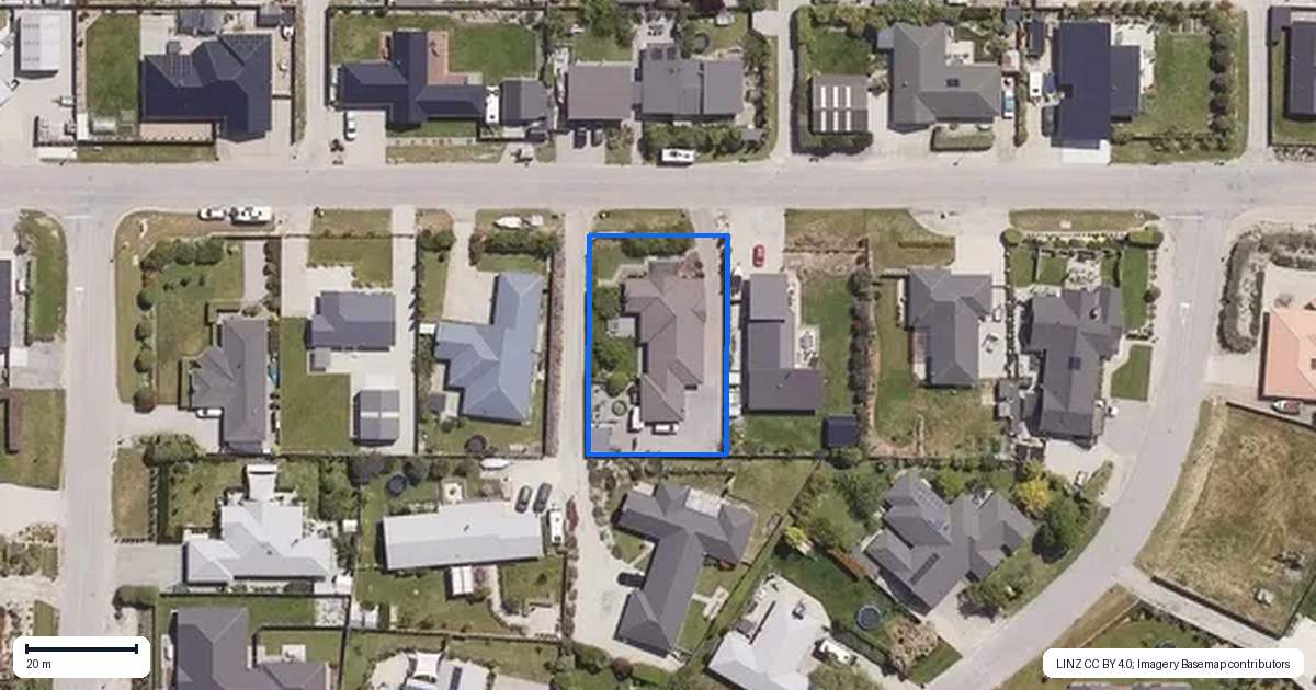 Property context map for 48 Missy Crescent, Mount Pisa, Cromwell