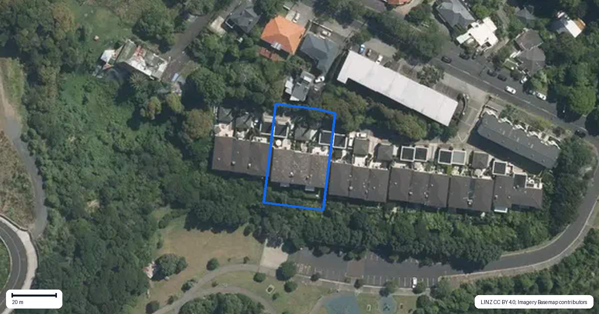 Property context map for 37A Ayr Street, Parnell, Auckland