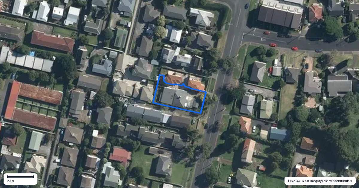 Property context map for 64 Pilkington Road, Panmure, Auckland