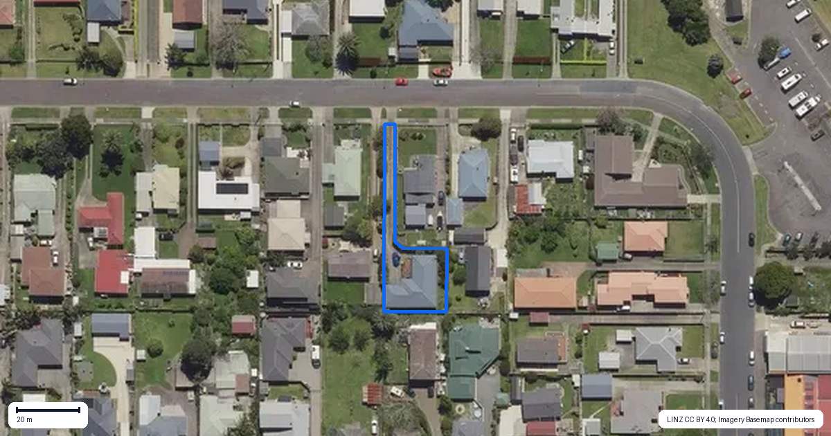 Property context map for 9A Beach Street, Whakatane