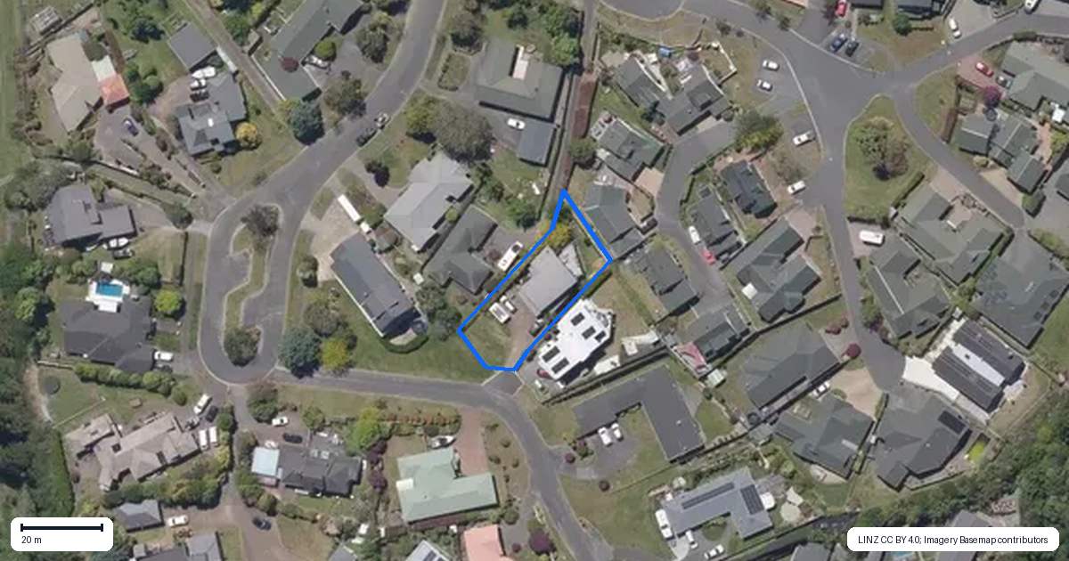 Property context map for 1/2 Rhodes Fall, Rangatira Park, Taupo