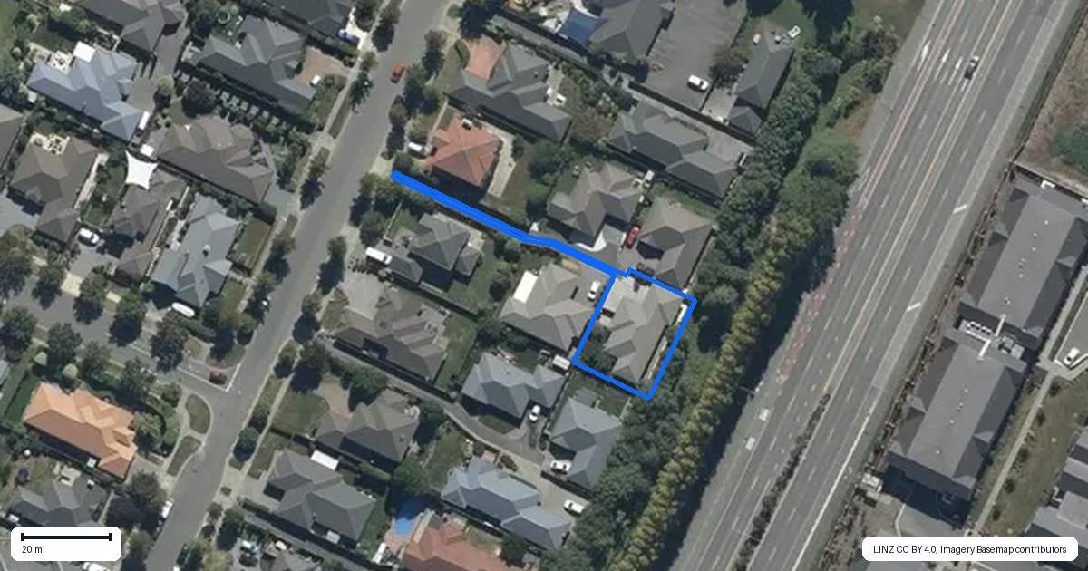 Property context map for 15A O'Neill Avenue, Northwood, Christchurch