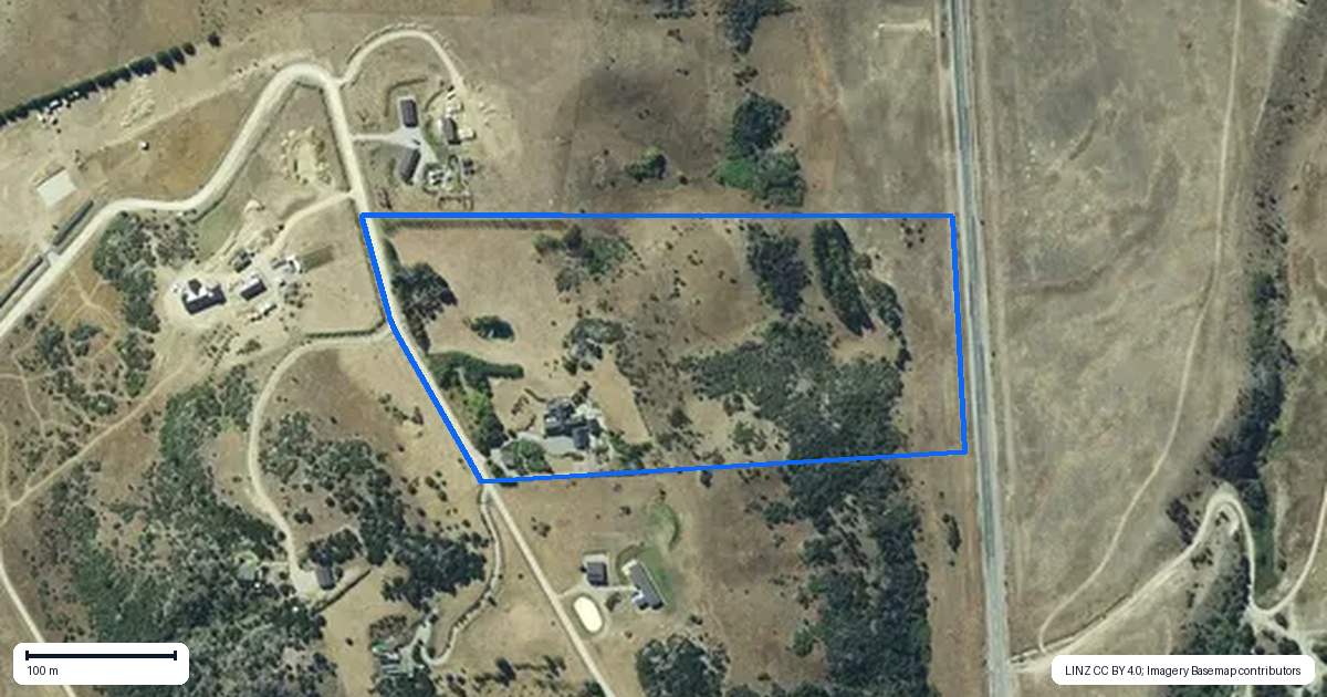 Property context map for 63 Riverview Road, Queensberry, Cromwell