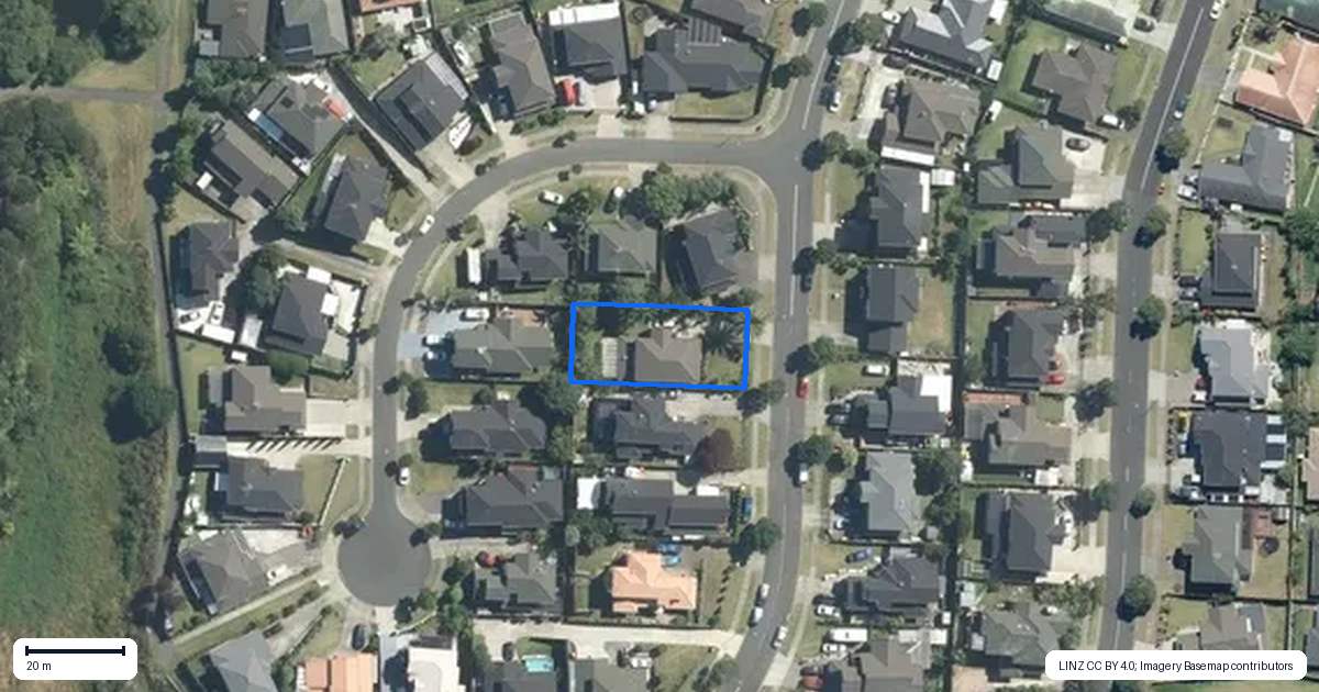 Property context map for 60 Crossandra Drive, Mangere, Auckland