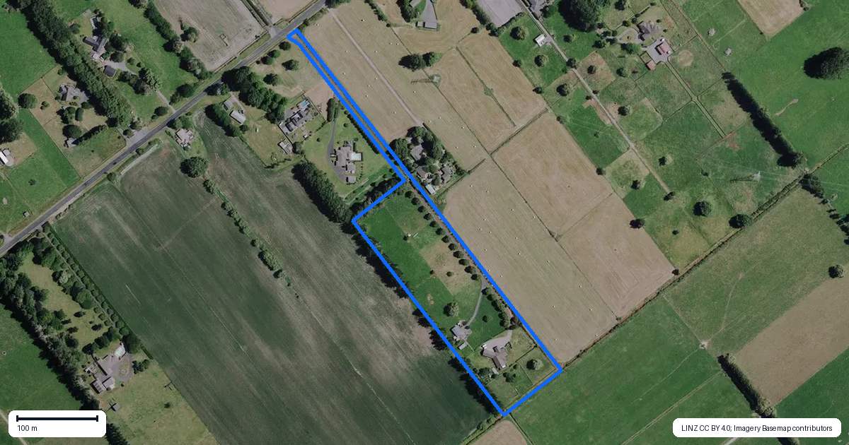 Property context map for 296B Vaile Road, Newstead, Hamilton