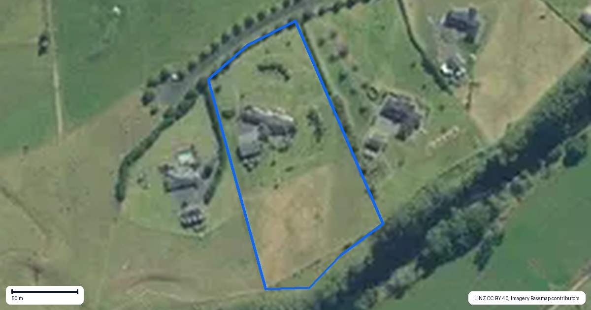 Property context map for 145 Waitotara Drive, Waipapa
