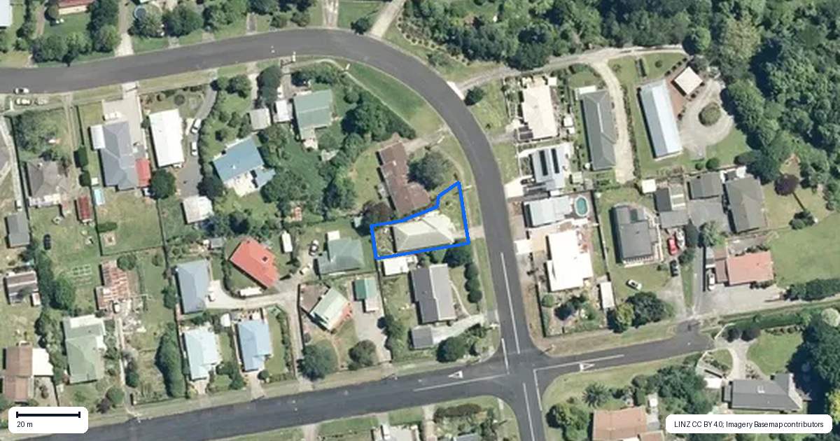 Property context map for 28A Russell Street, Waihi