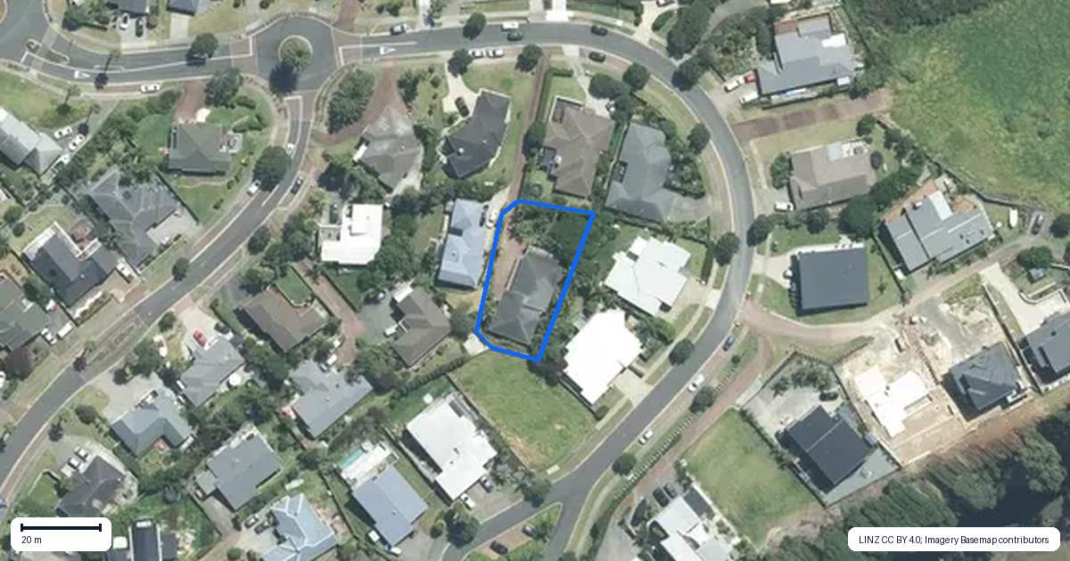 Property context map for 12 Hawaiian Parade, Arkles Bay, Whangaparaoa