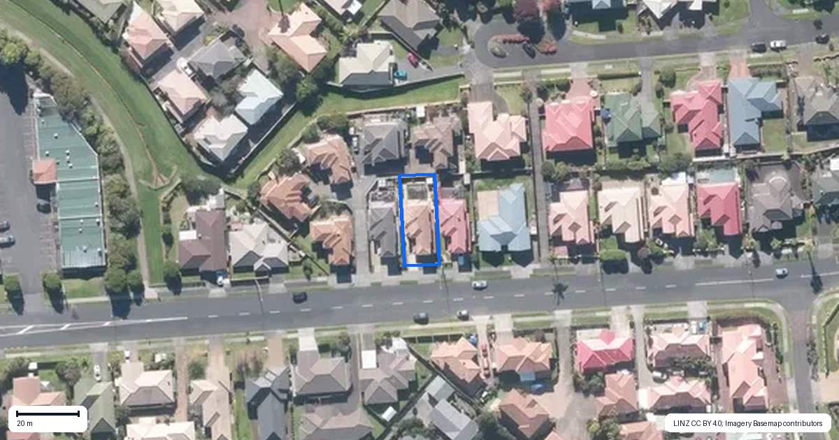 Property context map for 75 Meadowland Drive, Somerville, Auckland