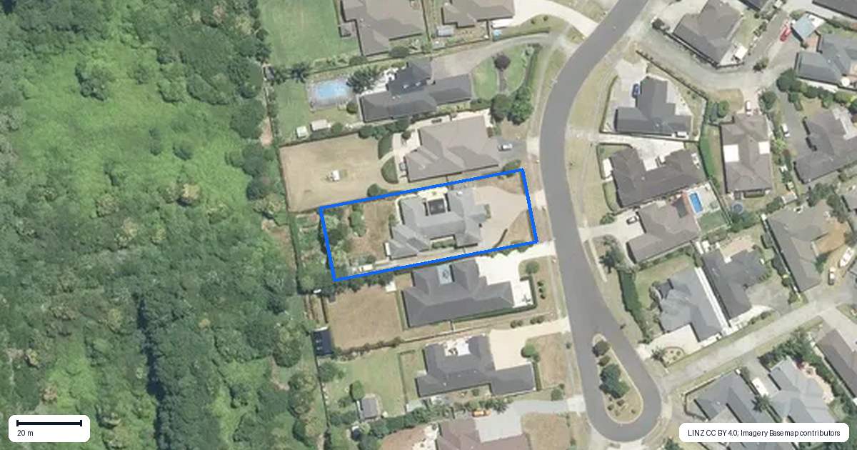 Property context map for 49 Lough Bourne Drive, Pukekohe